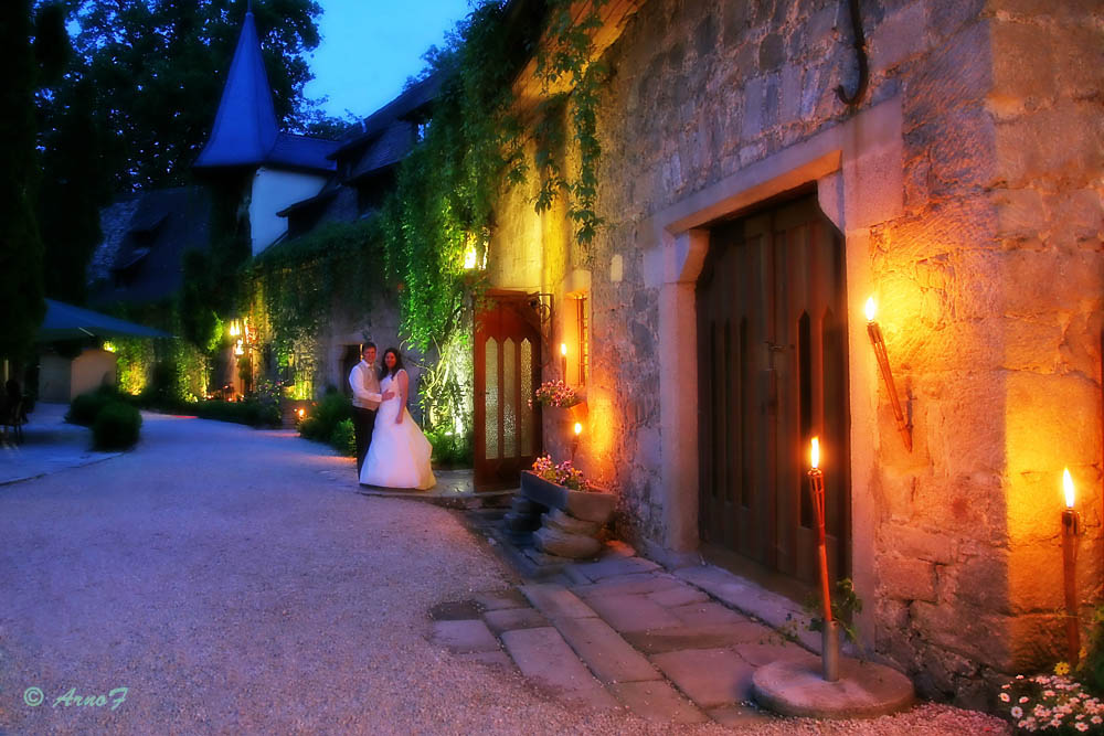 Hochzeit im Kalt-Warm-Kontrast