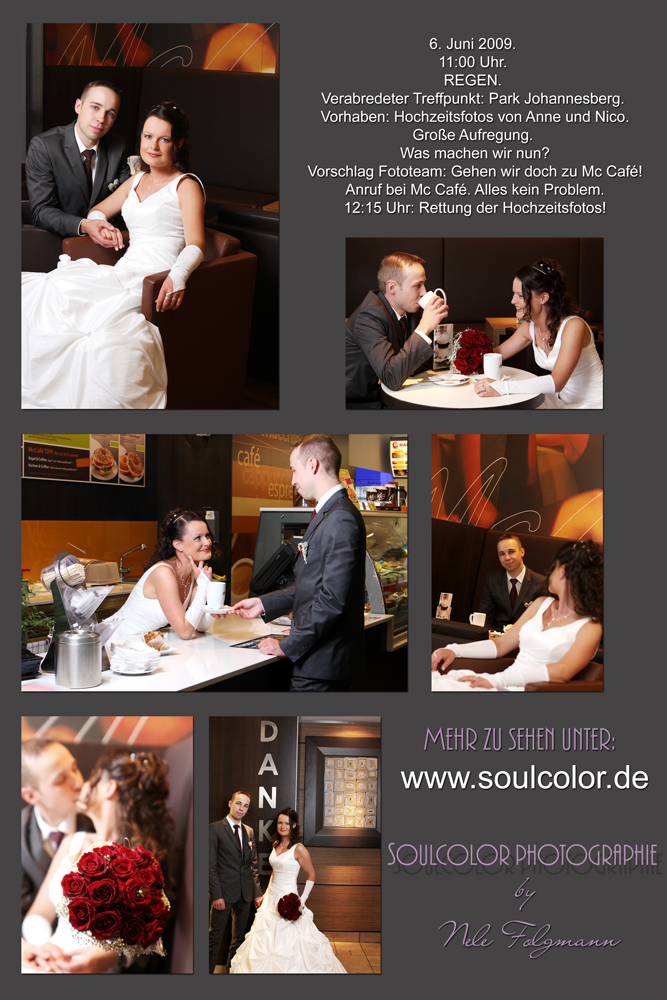 Hochzeit im Mc Café