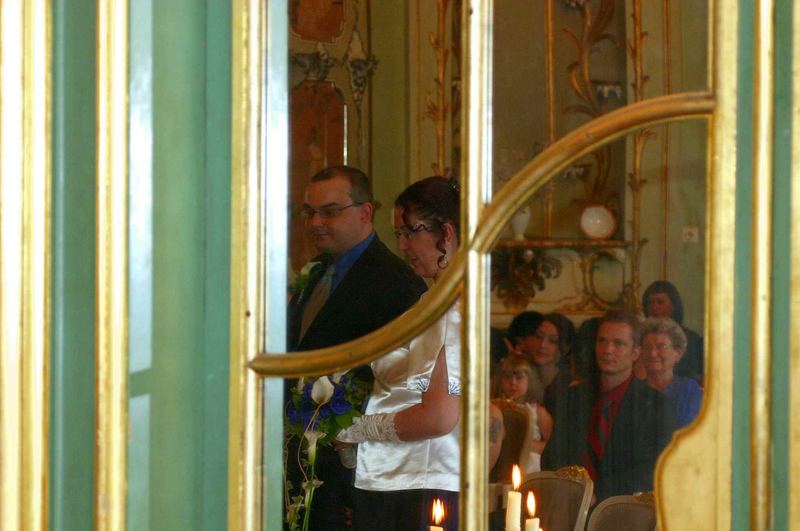 Hochzeit im Spiegel
