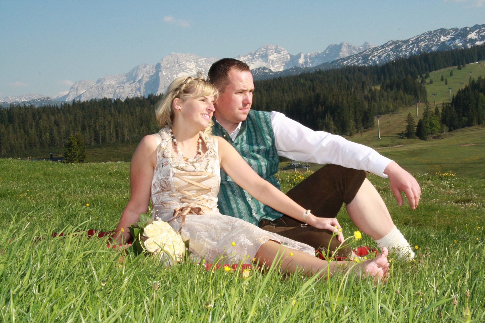 Hochzeit in den Bergen