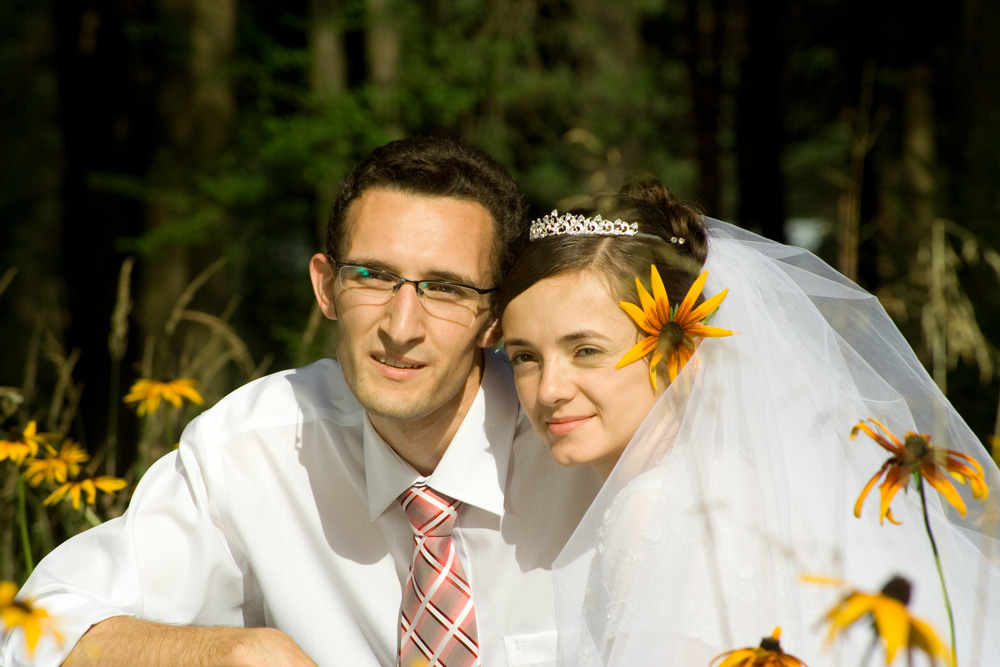 Hochzeit in Gelben Blumen