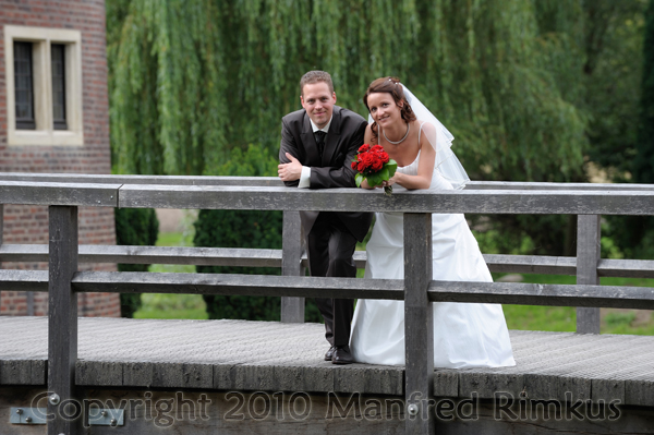 Hochzeit in Raesfeld - Auf der Brücke