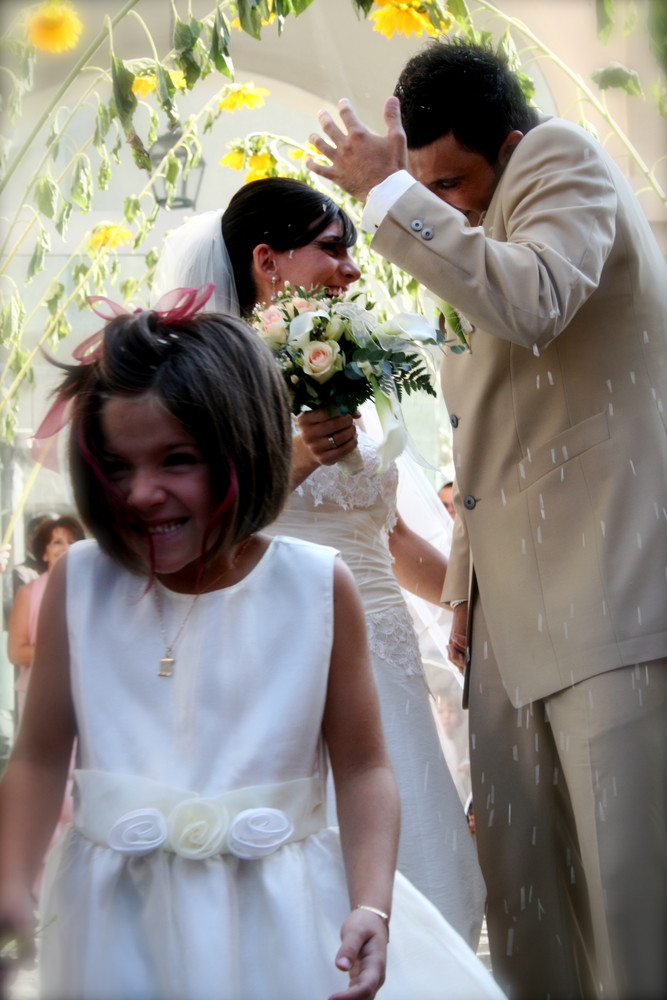 Hochzeit mit Freude