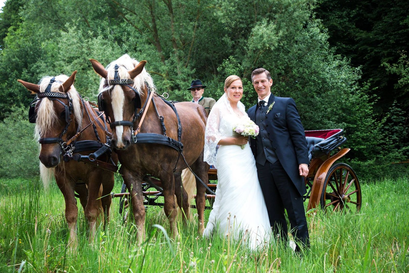 Hochzeit mit Kutsche