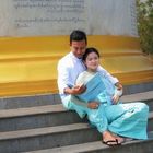 Hochzeit Paar in Myanmar 
