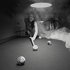 Hochzeit Sitzung des Billard