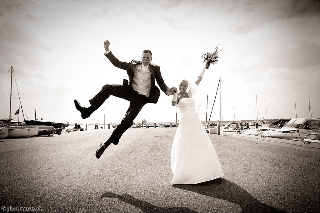 Hochzeit von Betty und Robert in Stralsund