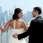 Hochzeit vor der Skyline Manhattans