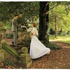 Hochzeitbild im Park