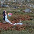 Hochzeitfoto im Fjell