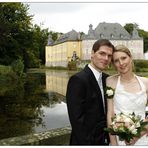 Hochzeits-Regenpausen-Schnell-Shooting im Schlosspark