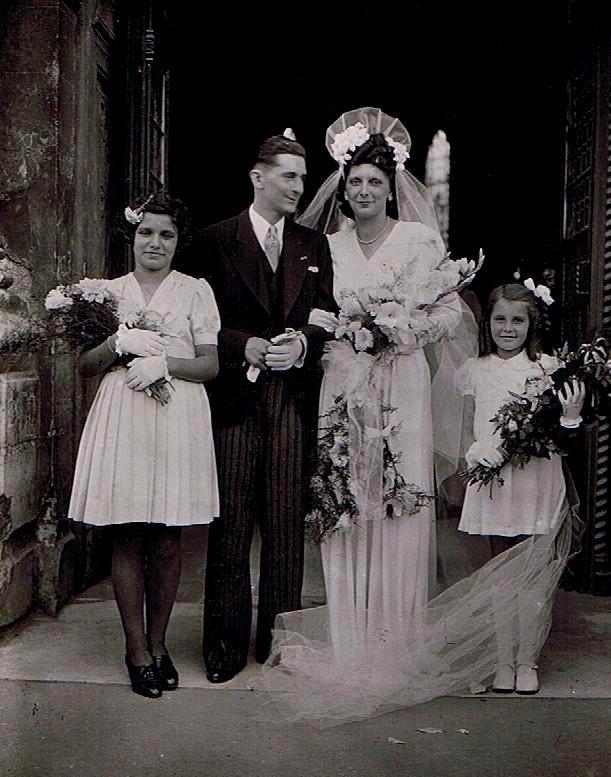 Hochzeitsbild um 1945