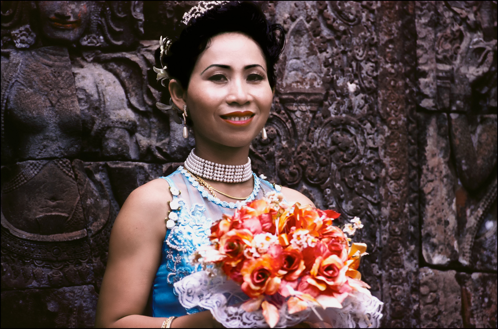 Hochzeitsfoto im Bayon, 2