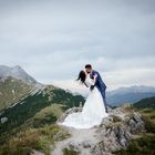 Hochzeitsfoto in den Bergen