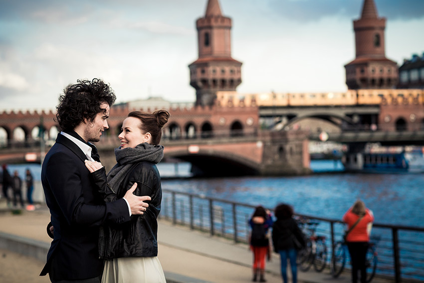 Hochzeitsfotograf Berlin - Oberbaumbrücke