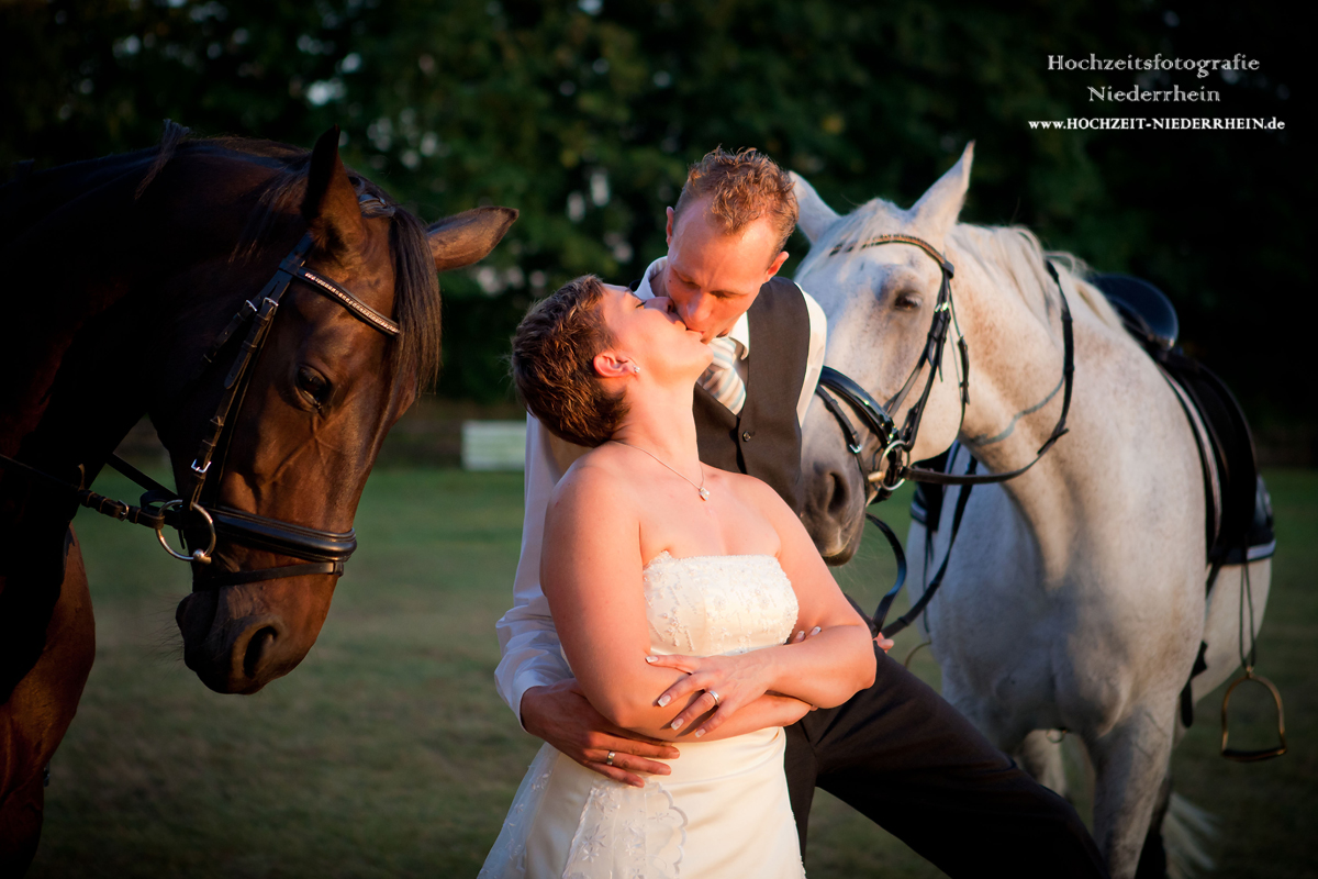 Hochzeitsfotograf NRW - hier in Hamminkeln - Pferdehochzeit ;)