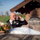 Hochzeitsfotograf NRW - hier, in Till - Hochzeitsfoto im Garten