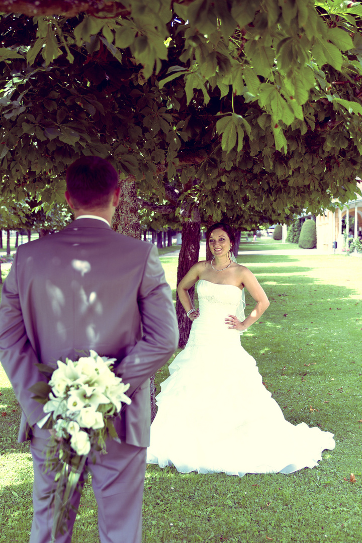 Hochzeitsfotografie aus Bad Brückenau Sie will ihn