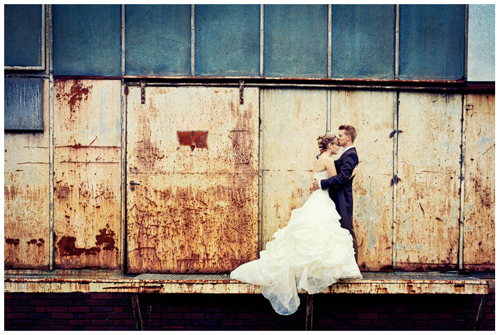 Hochzeitsfotografie im Industriegebiet