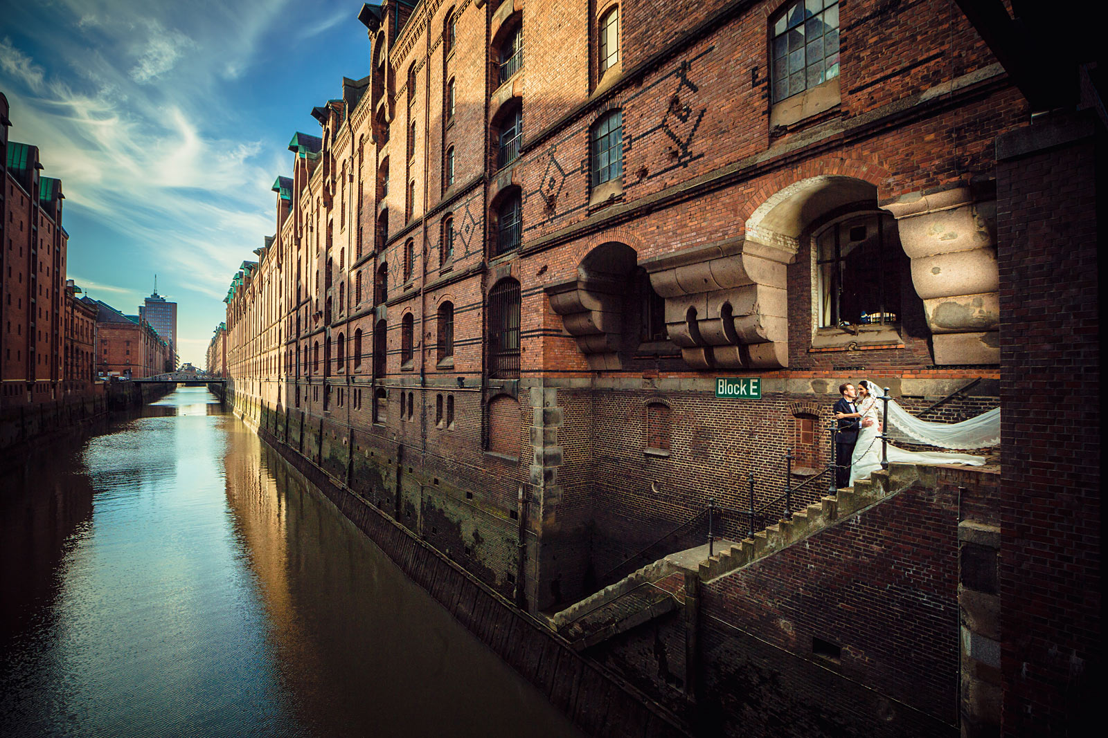 Hochzeitsfotos in der Speicherstadt, Hamburg