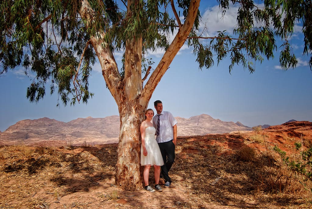 Hochzeitsfotos in der Wüste ...( Wadi-Rum )