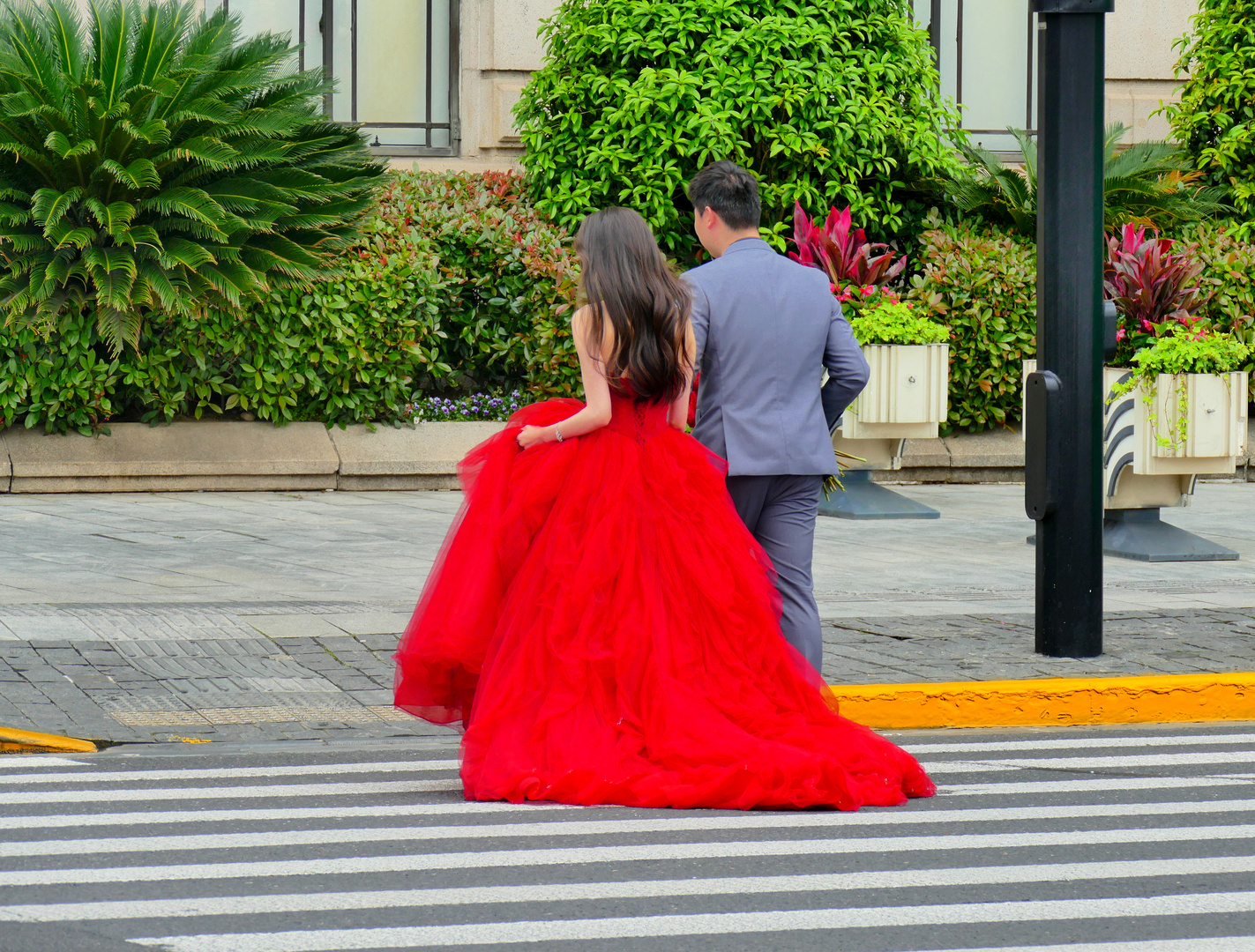 Hochzeitspaar in Shanghai