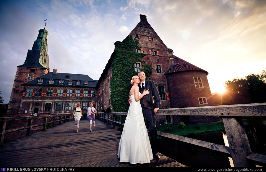 Hochzeitsportrait im Schloss Raesfeld