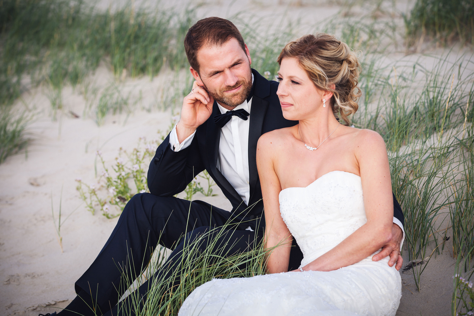 Hochzeitsshooting am Strand von Sankt Peter Ording