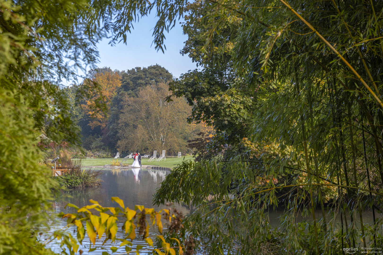 Hochzeitsshooting am Wasser