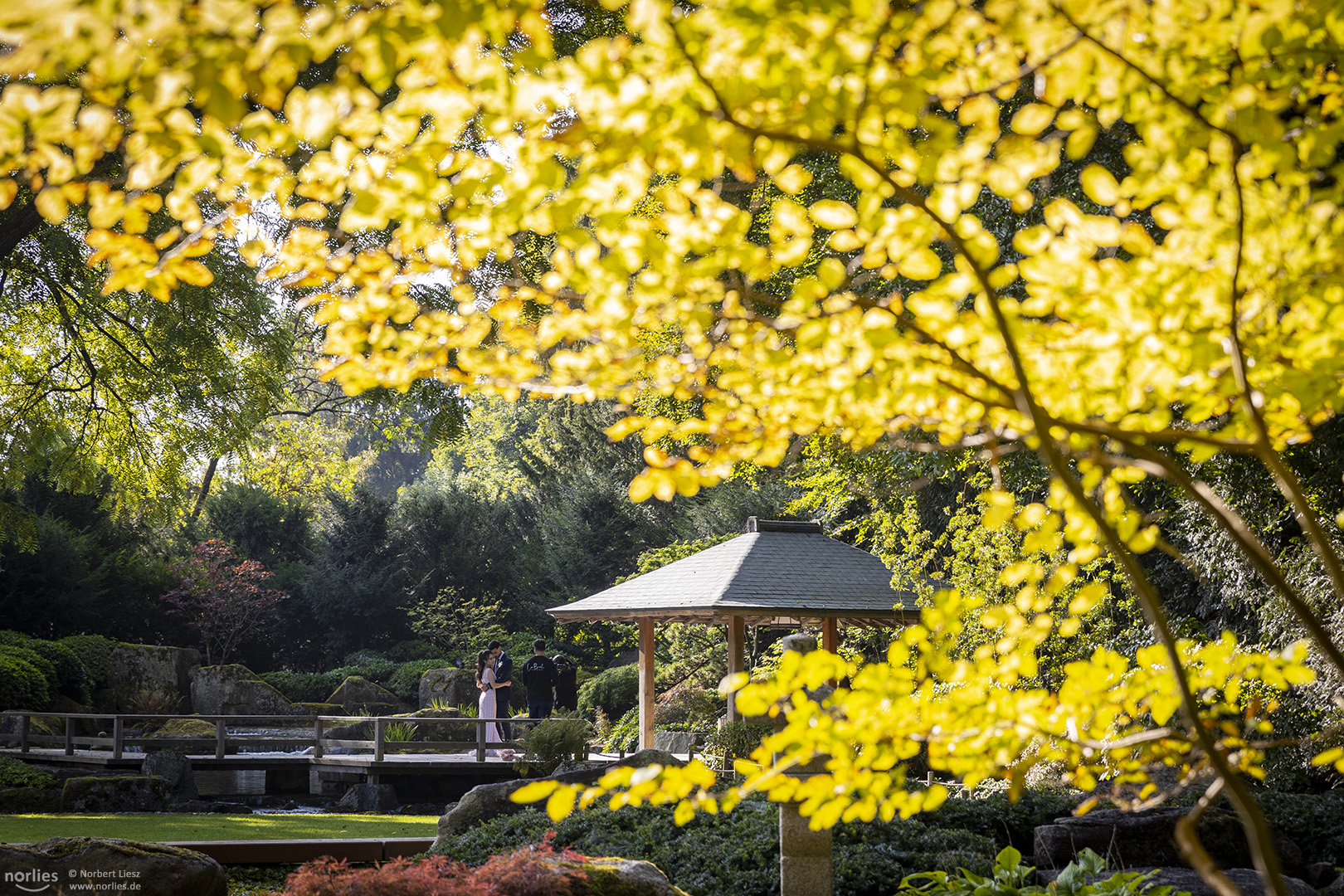 Hochzeitsshooting im Japangarten