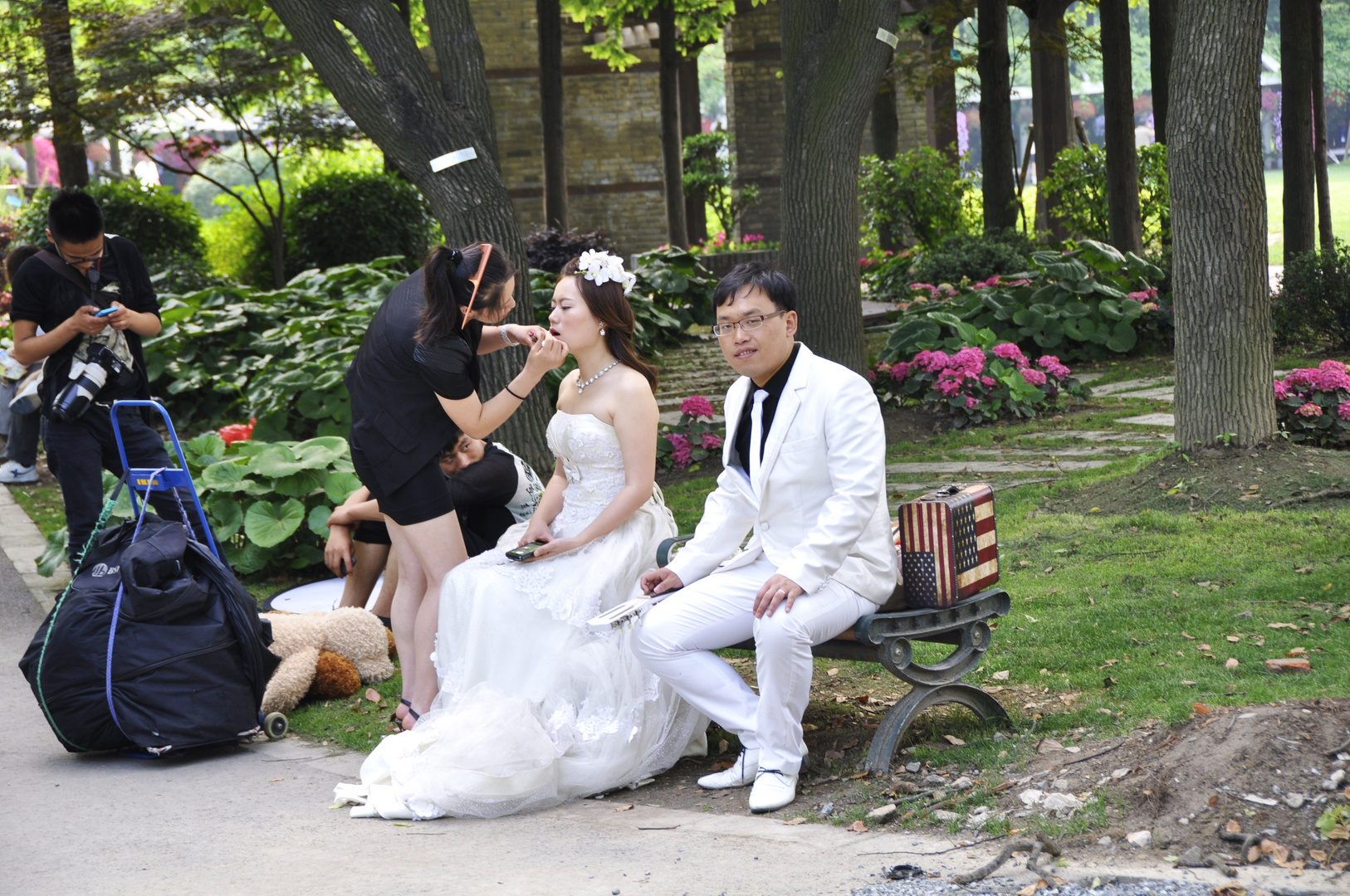 Hochzeitsvorbereitung in Shanghai