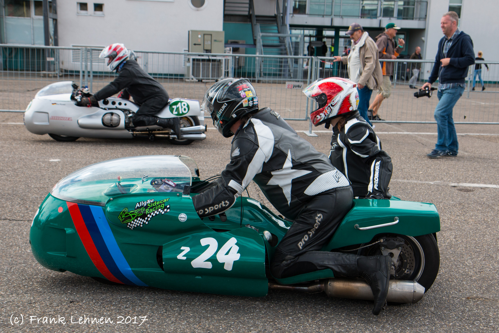 Hockenheim Classics 2017 - Vorstart der Gespanne, Kneeler 750/2-Takt + 1000/4-Takt bis 1978