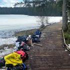 Hockey spielen auf dem Etang de la Gruère