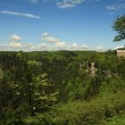 Hockstein Blick Burg Hohnstein