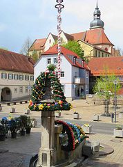 Höchberger Brunnen Hinteransicht