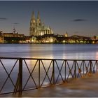 Höchstand des Hochwassers in Köln