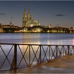 Höchstand des Hochwassers in Köln