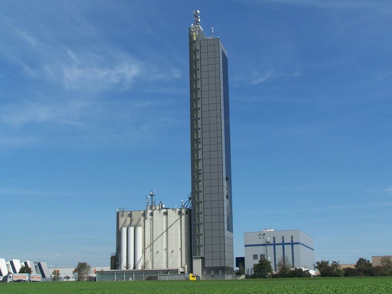 Höchste Siloturm der Welt 125 Metern inklusive Antenne