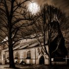 Hoechstkirche bei Nacht