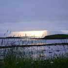 Höfn, Sonne am Gletscherlauf