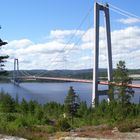 Höga Kusten Brücke bei Härnösand