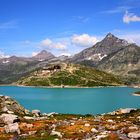 Höhe Tauern, Weisssee, Bergstation im Abendsonne