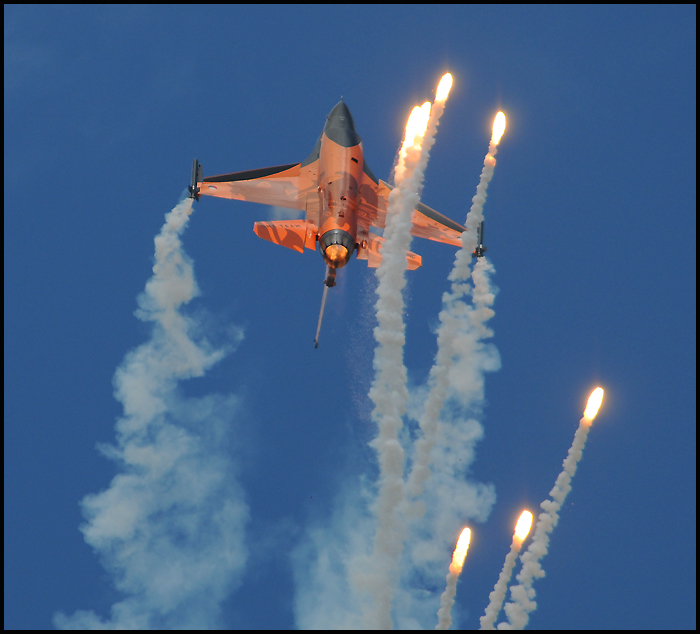 Höhenfeuerwerk in Volkel