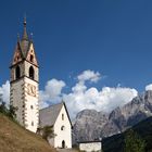 Höhenkirchlein St.Barbara bei Wengen in Südtirol