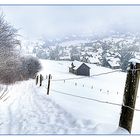 Höhenweg im Winter