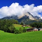 Höhenweg mit Untersberg in Wolken