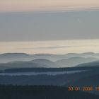 Höhenzüge Harz im Winter