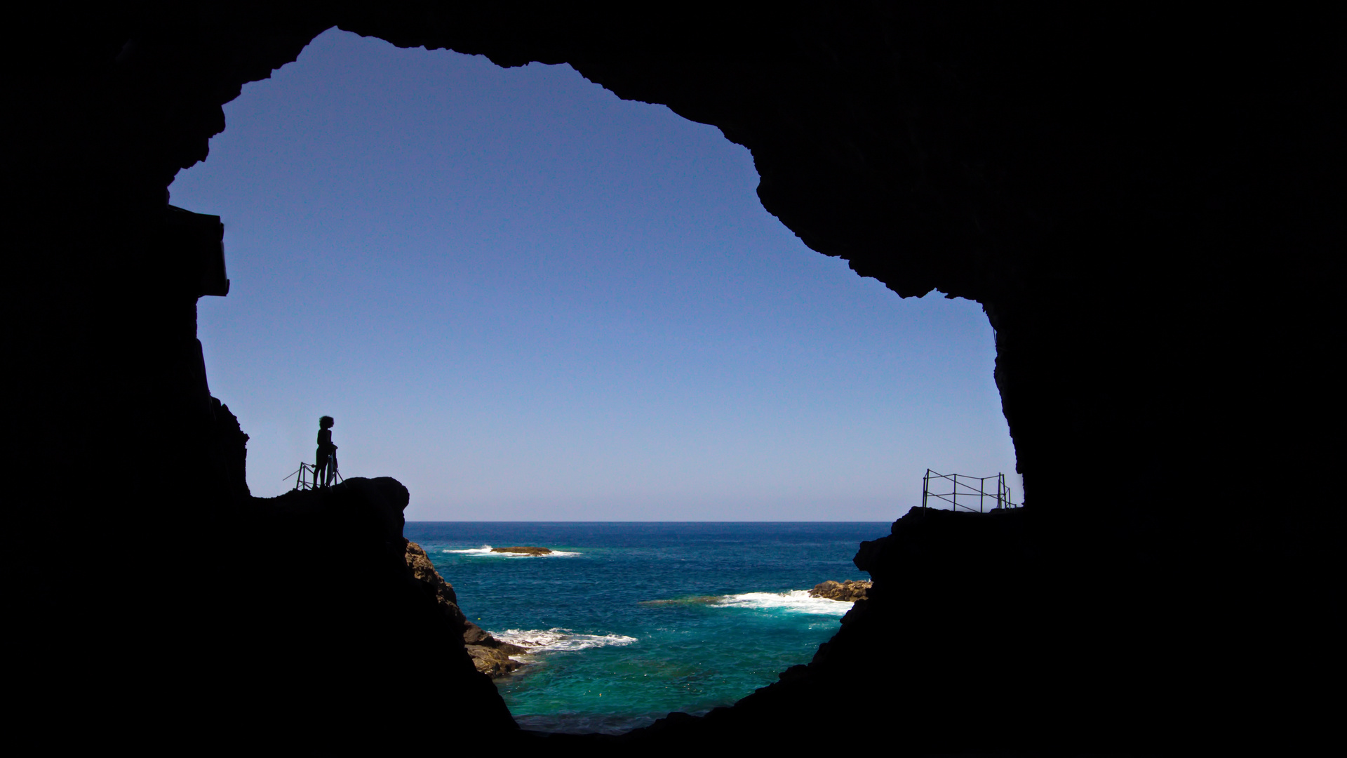 Höhle am Strand, La Palma