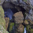 Höhle hinter dem Wasserfall