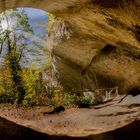 Höhle in Donaufelsen bei Sigmaringen